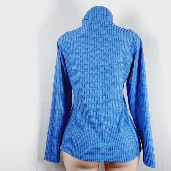 Columbia Women's Blue Mountain II Turtle Neck 1/2 Zip Basic T-Shirt Size M - Picture 3 of 10